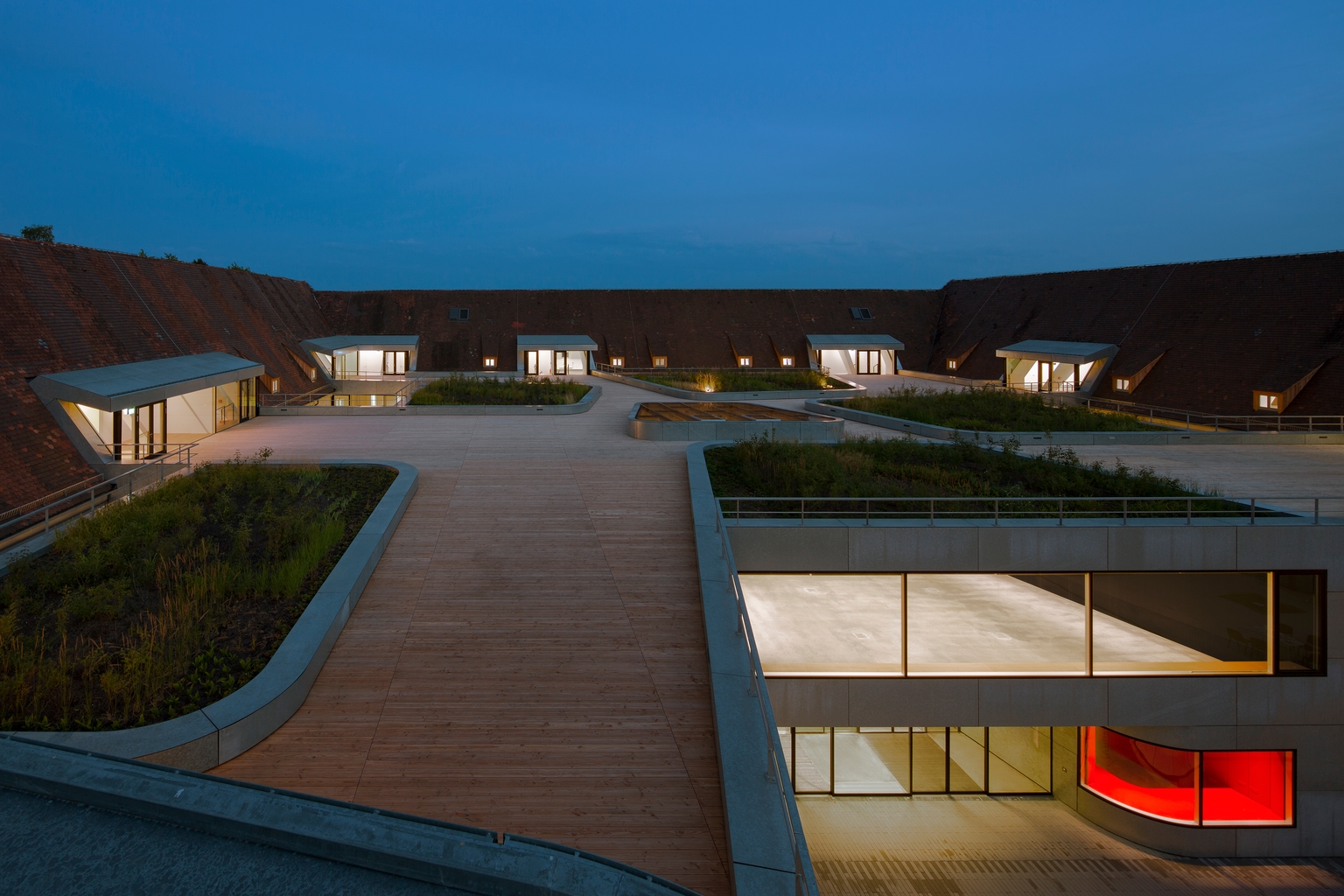 Beispielbild eines Fertiggestellten Flachdachs